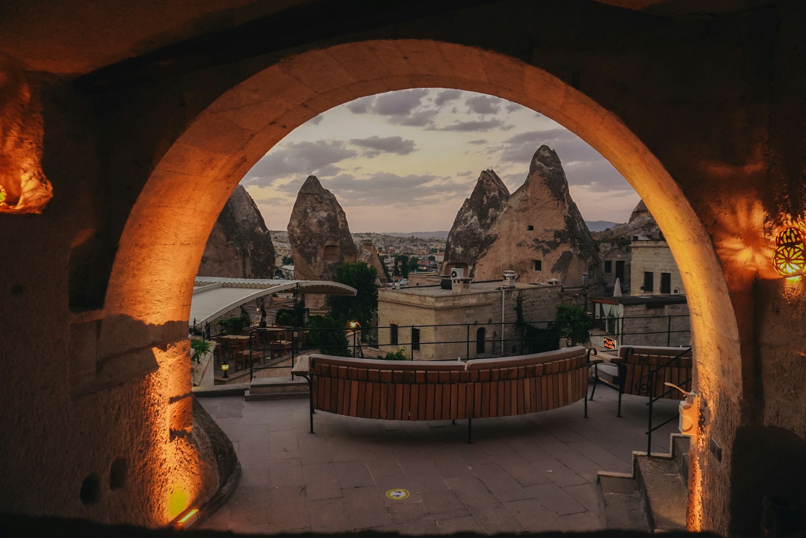 Sleeping inside a Cappadocia cave hotel