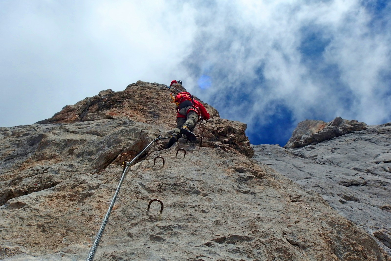 Via Ferrata on the Dolomites' Iron Paths