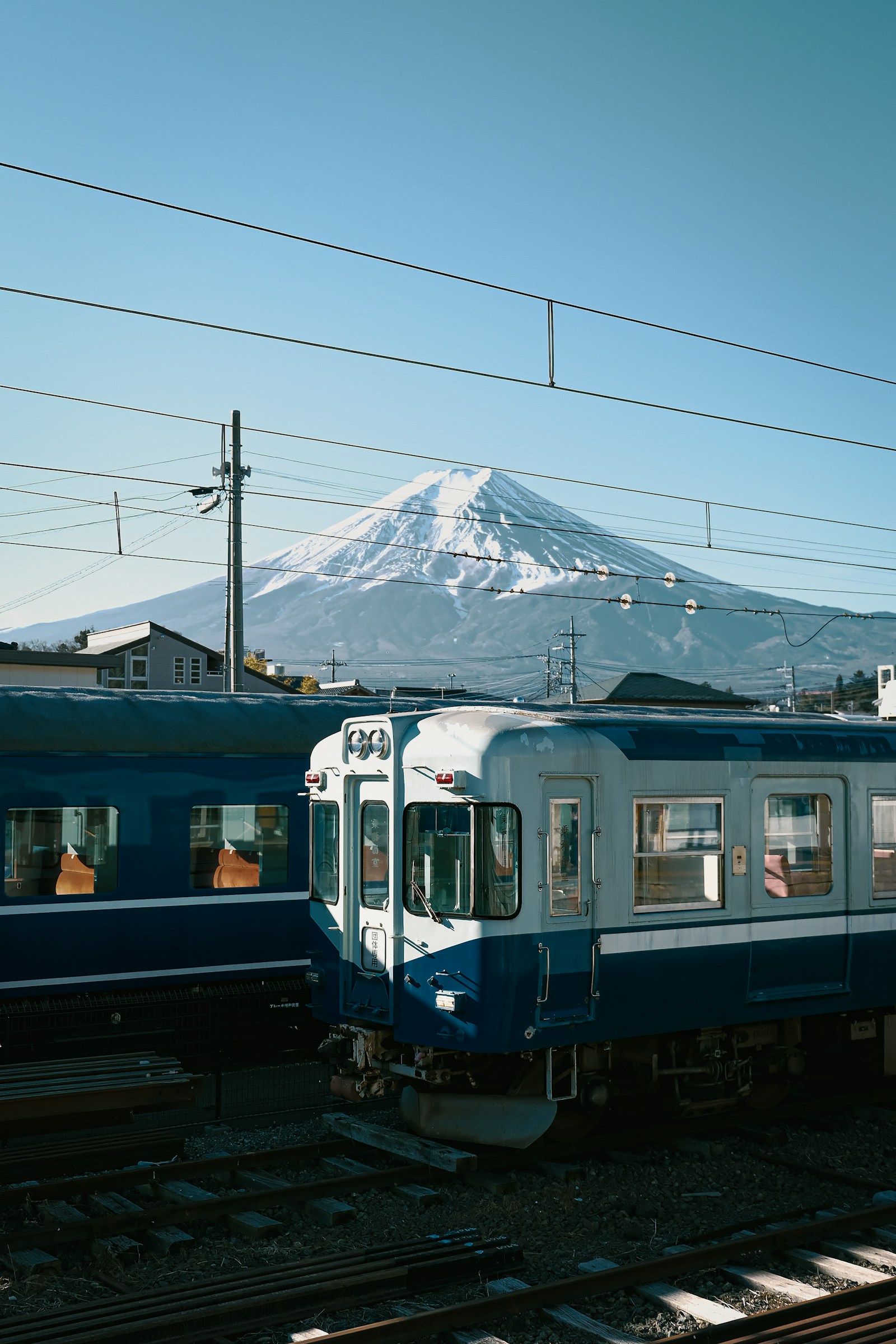 The slow train to Mount Fuji on the Fujikyuko Line