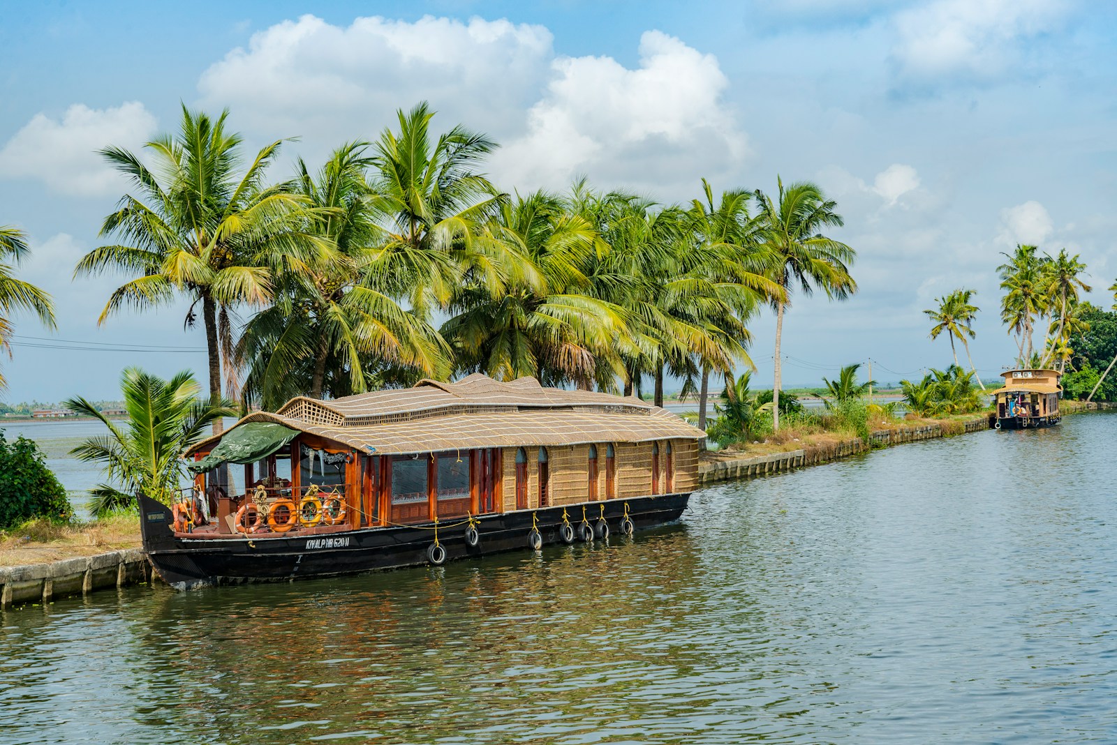 Life at Houseboat Speed on the Kerala Backwaters