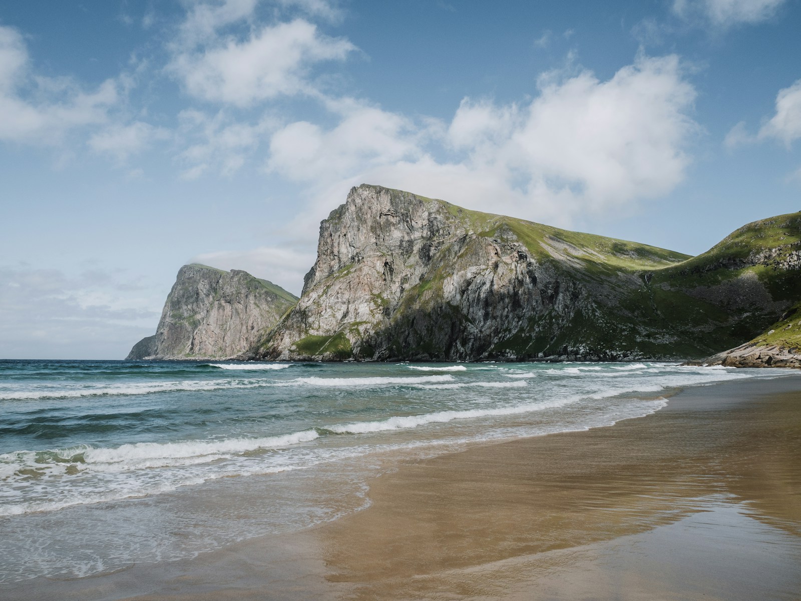 Lofoten's Beaches Under the Midnight Sun