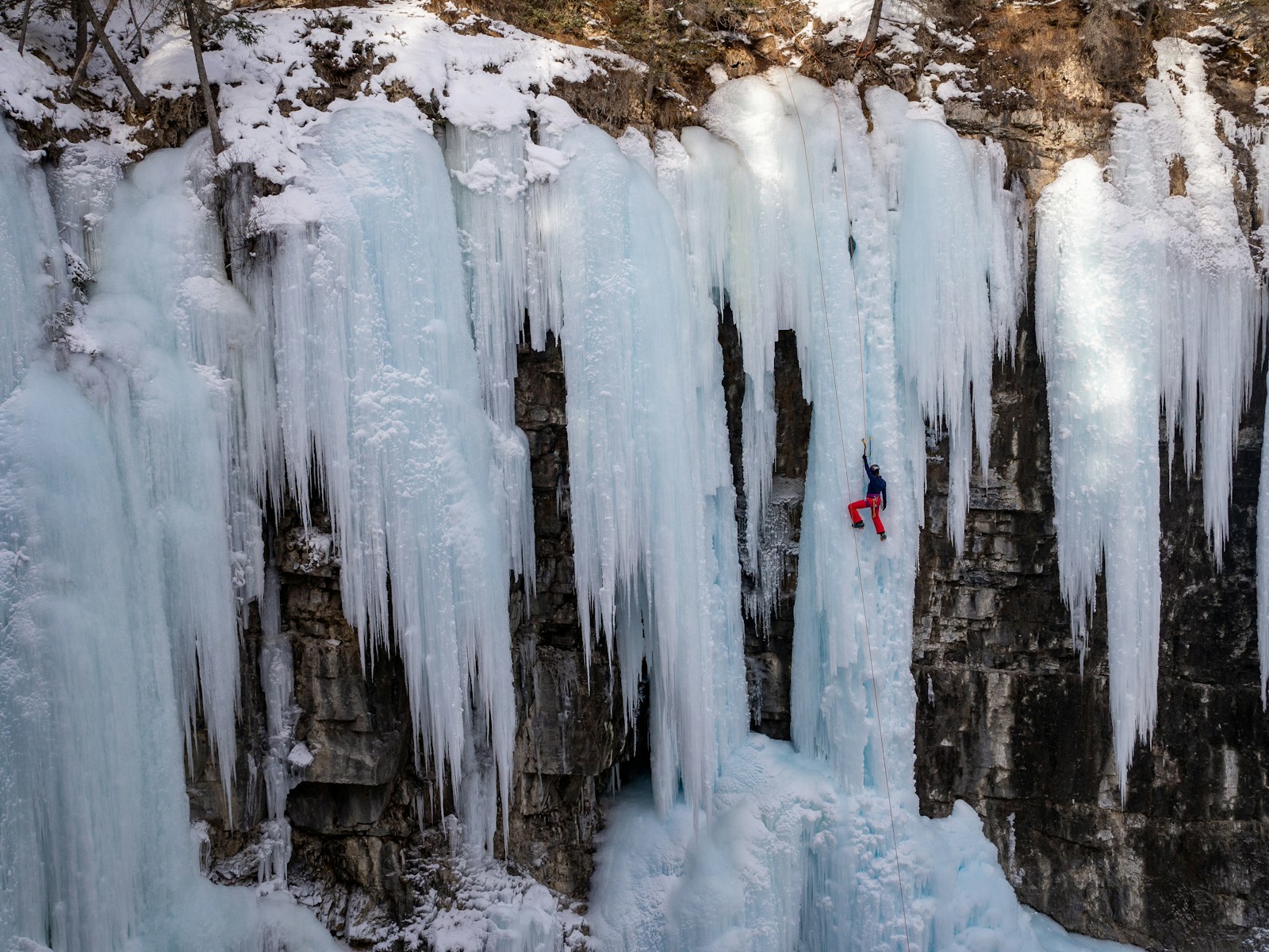 Ice Climbing the Frozen Waterfalls of Rjukan, Norway