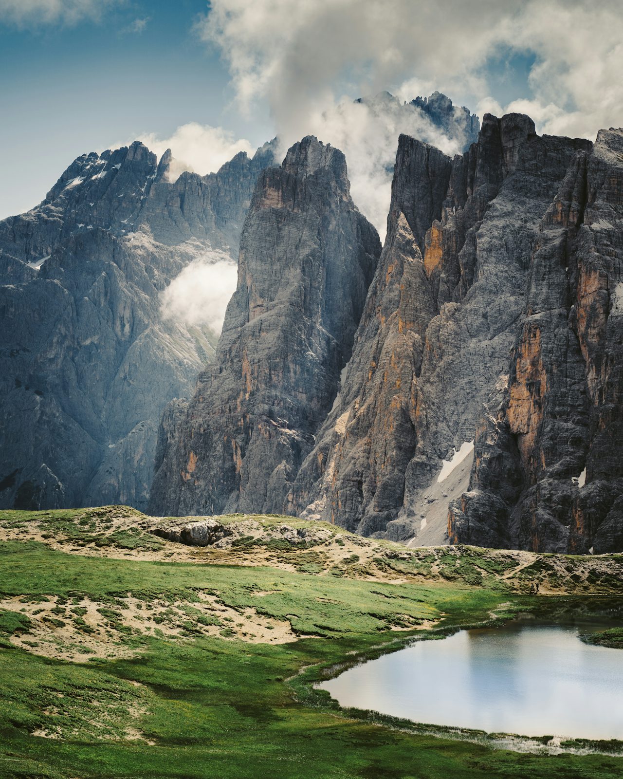 Via ferrata in the Italian Dolomites